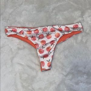 Peach bikini bottoms